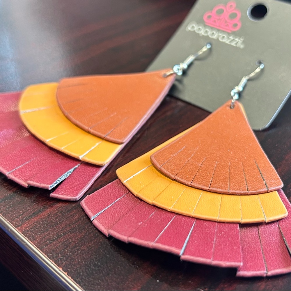 CocoRazzi Multicolor Layered Earrings